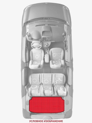 ЭВА коврики «Queen Lux» багажник для Mazda Eunos 100